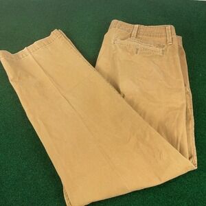 American Eagle Outfitters Relaxed Straight Khaki Chinos Mens Size 38x32